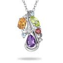 Natural-Stone-and-Silver-Pendant