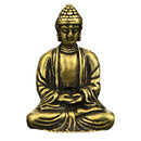 Sitting Buddha Statuette in Brass