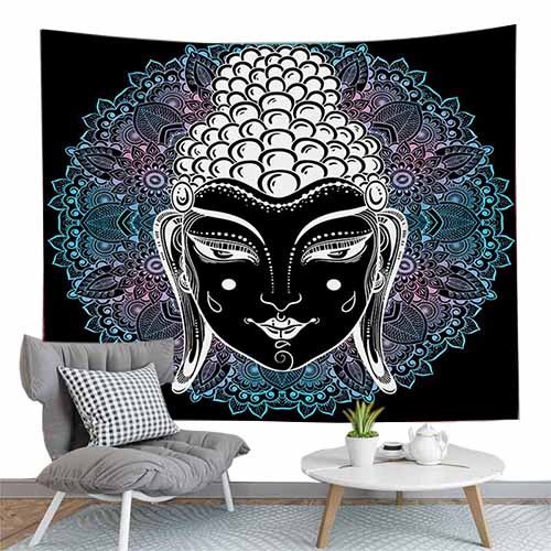 Zen Wall Tapestry The Buddha Temple
