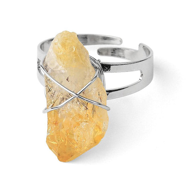 Yellow-Citrine-Ring