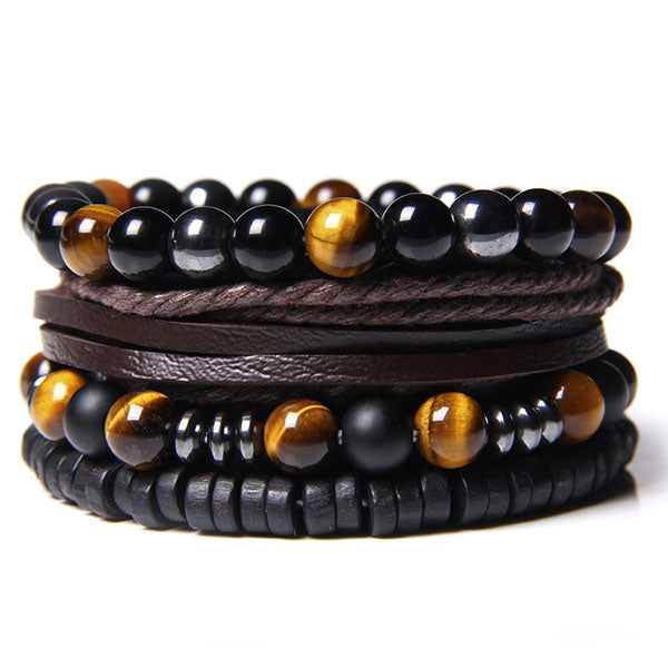 Buddhist-Bracelet-Tiger-Eye-Stone