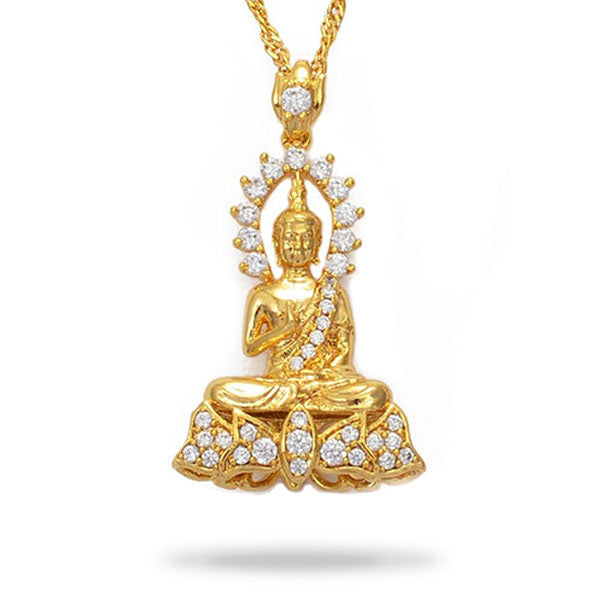 Necklace-with-Buddha-Pendant