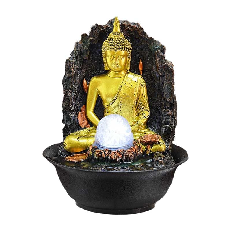 Buddha Fountain and the Crystal Ball