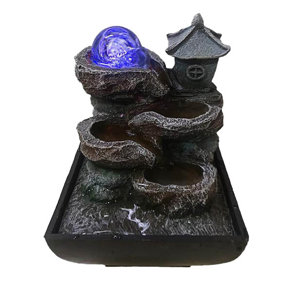 Indoor--Buddha--Light-up-Fountain-with-Glass-Ball