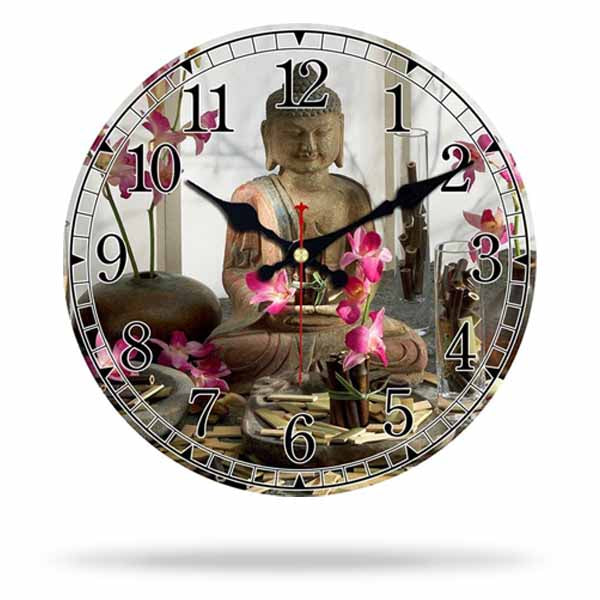 Buddha-Wall-Clock