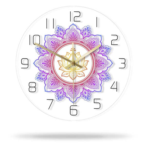 Mandala-Wall-Clock