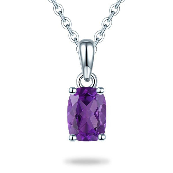 Amethyst-Silver-Pendant