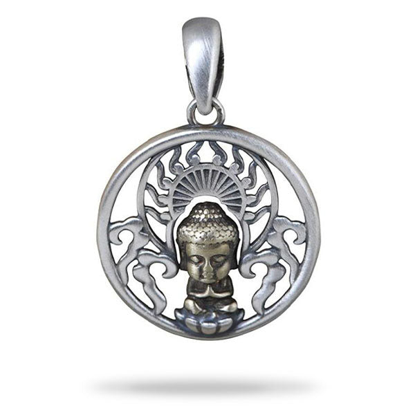 Silver-Buddha-Pendant