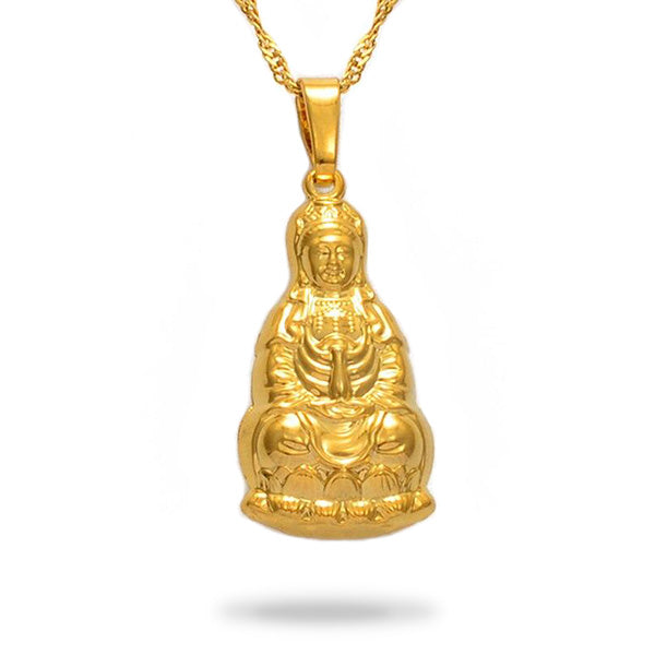 Gold-Plated-Buddha-Pendant