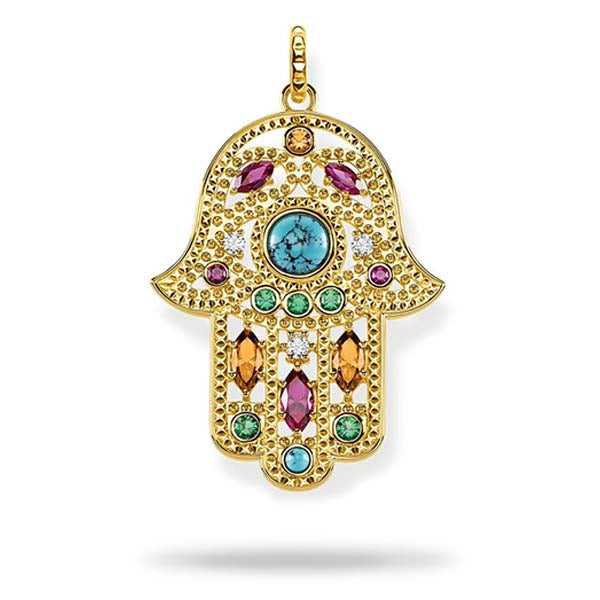 Silver-Hamsa-Hand-Pendant