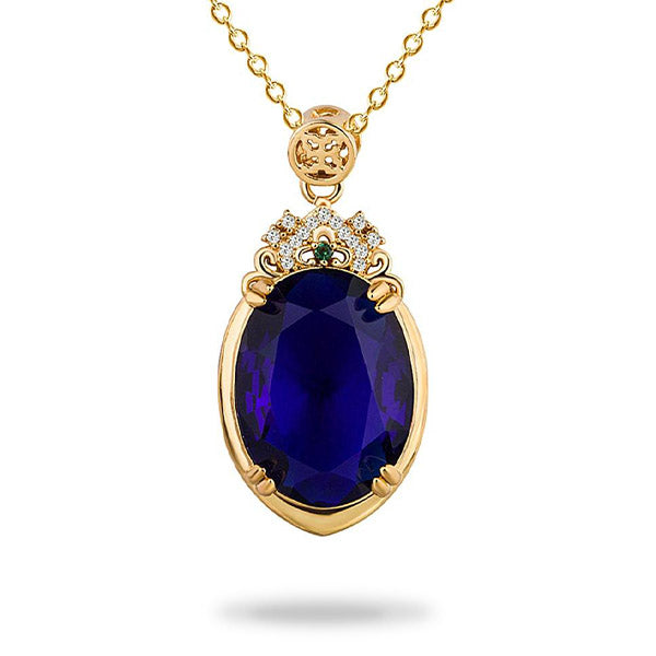 Sapphire-Teardrop-Pendant