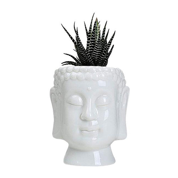 Buddha-Head-Flower-Pot