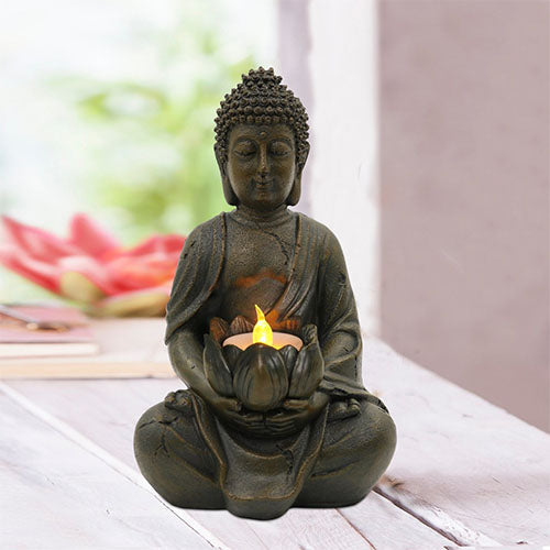 Buddha-with-Candle-Statue