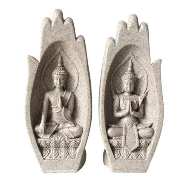 Buddha Statue with Deity's Hand