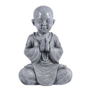 Buddha Statue with Buddhist Monk