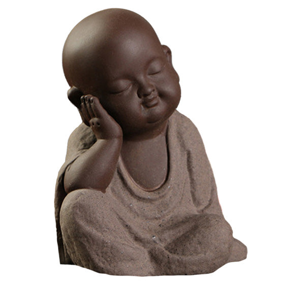 Grey-Buddha-Statuette