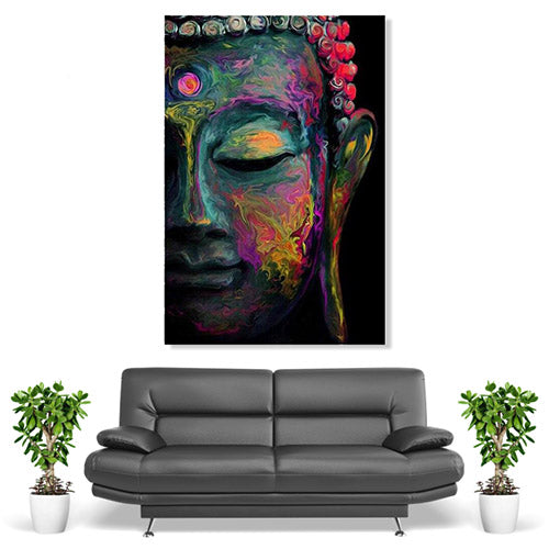 Color-Buddha-Painting