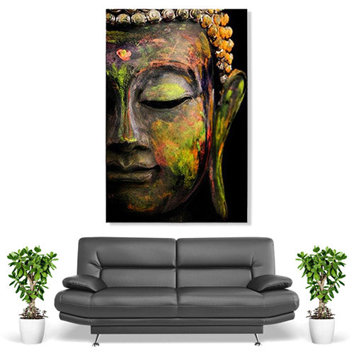 Buddha-Head-Painting
