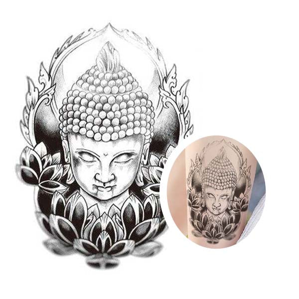 Buddha-Lotus-Flower-Tattoos