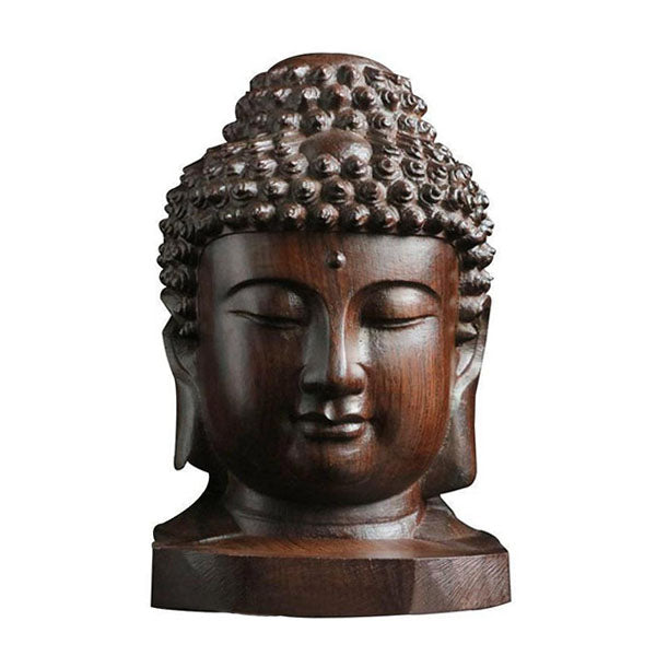 Wooden-Buddha-Head